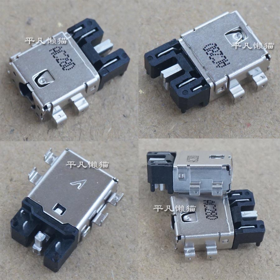 适用 华硕 L210M ADOL13E ADOL13U L410M 电源接口 充电头