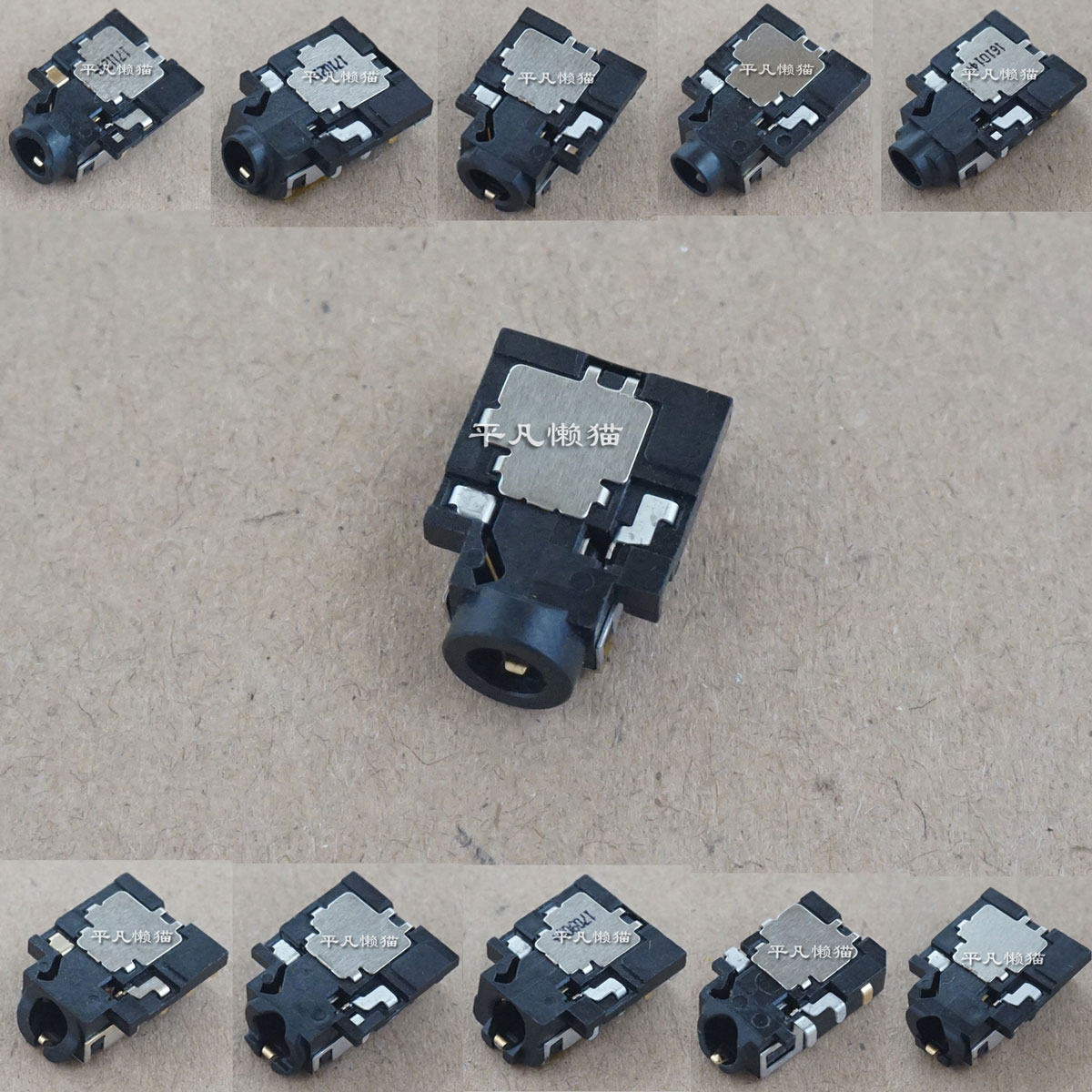 适用 戴尔 惠普等 7针 笔记本 斜口 耳机音频接口 孔插麦克风接口