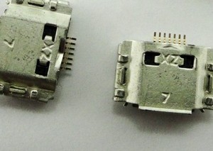 适用 三星 S5690 I9000 T959  S5630 充电接口 USB接口 尾插 7针