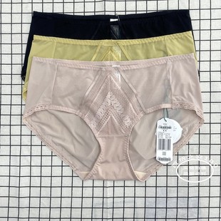 诗婷内裤女夏季薄款2021年新款丝滑中底腰FA5759/X4132内衣D5759
