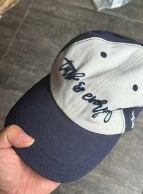 不褪换 美国品牌企鹅春秋季男女同款拼色刺绣可调节棒球帽鸭舌帽