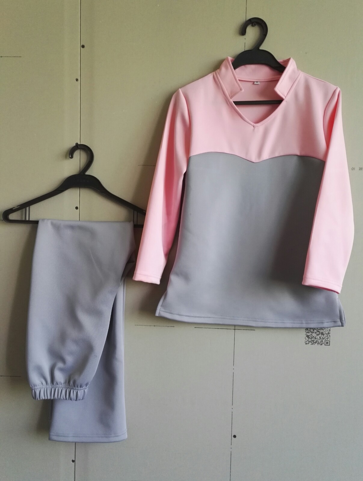 克丽缇娜美容师工作服健康布秋冬加厚款美容师工衣瑜伽服九分袖