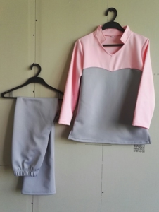 克丽缇娜美容师工作服健康布秋冬加厚款美容师工衣瑜伽服九分袖