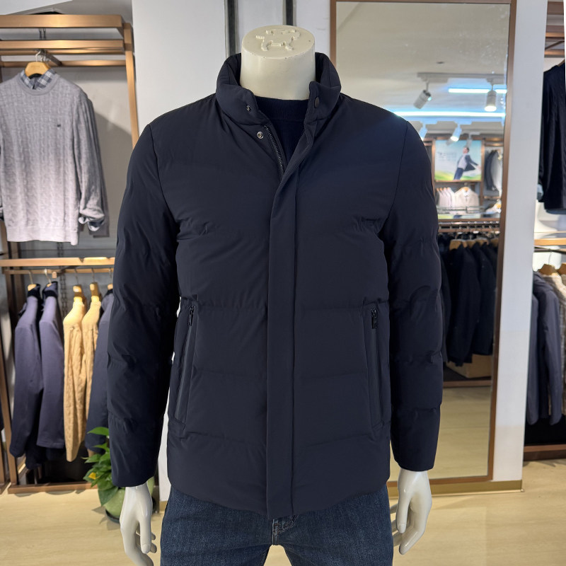 【2色】雅戈尔男士羽绒服纯色微弹立领辑行鹅绒内胆外套415738FLA