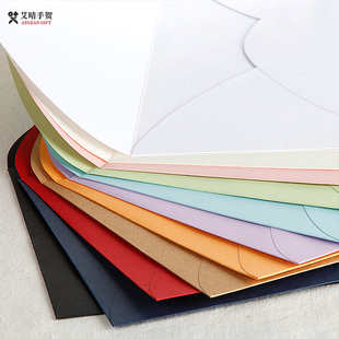 超厚空白7号信封套A5商务贺卡请柬渐变色签到区背景墙 16x23cm