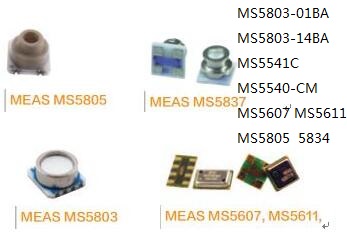 MS5637-02BA03 MS5637 压力传感器MEAS 代理现货 请先咨询