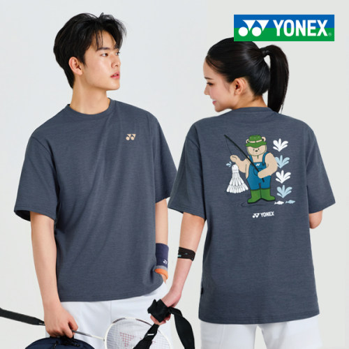 2026春夏新品韩国YONEX尤尼克斯羽毛球服男女同款半速干短袖T恤