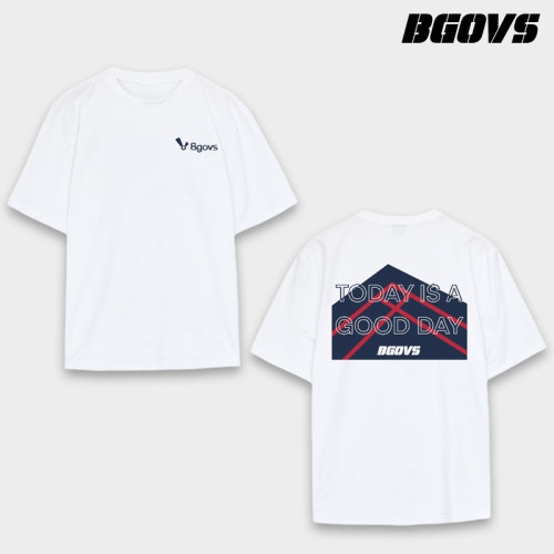 2025韩国秋冬新品BGOVS羽毛球服男女同款休闲速干轻薄T恤运动短袖