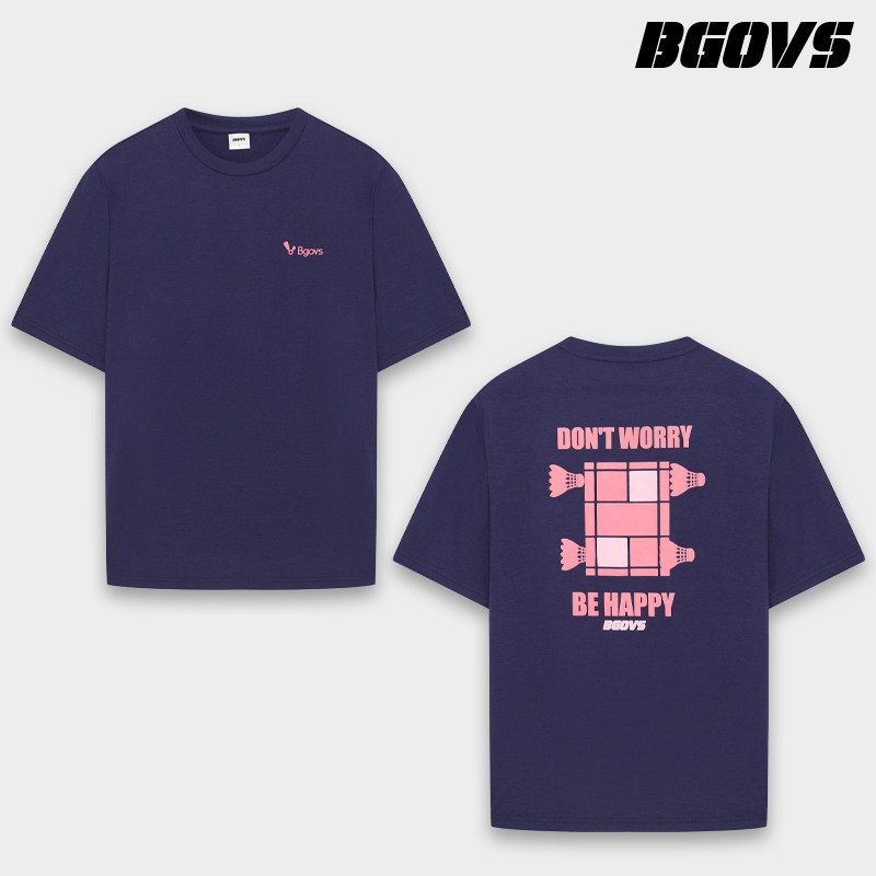 2026韩国春夏新品BGOVS羽毛球服男女同款休闲速干轻薄T恤运动短袖