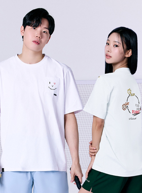 2025春夏新品 Technist韩国羽毛球服男女同款运动短袖速干吸汗T恤