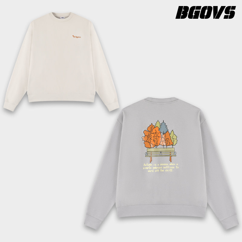 2025秋季新品韩国BGOVS羽毛球服男女同款运动长袖T恤防风保暖上衣