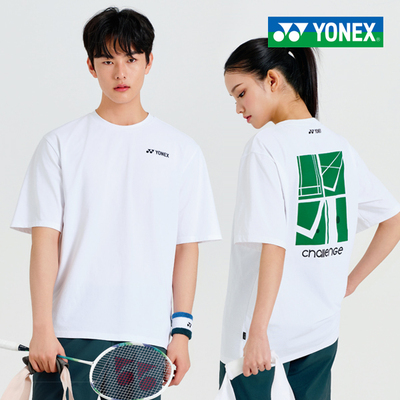 2026春夏新品韩国YONEX尤尼克斯羽毛球服男女同款半速干短袖T恤