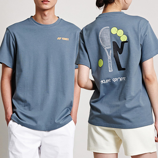 新品 2024夏季 韩国YONEX尤尼克斯YY网球服男女同款 短袖 运动休闲T恤
