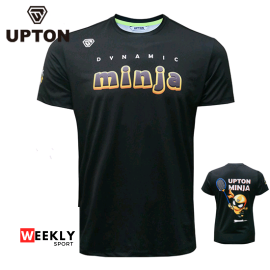 新品upton羽毛球服速干卡通忍者