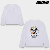 运动长袖 韩国BGOVS羽毛球服男女同款 T恤透气速干上衣 新品 2025秋季