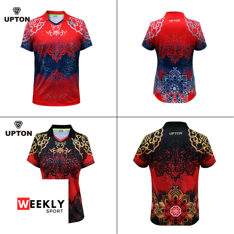 新品韩国upton立领速干羽毛球
