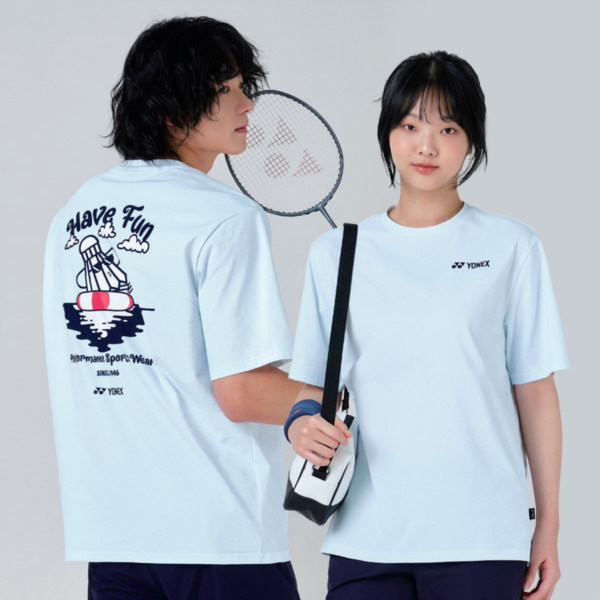 2025春夏新品韩国YONEX尤尼克斯羽毛球服男女同款半速干短袖T恤,运动/瑜伽/健身/球迷用品,羽毛球上装,淘宝优惠券,粉丝福利购,淘宝优惠卷