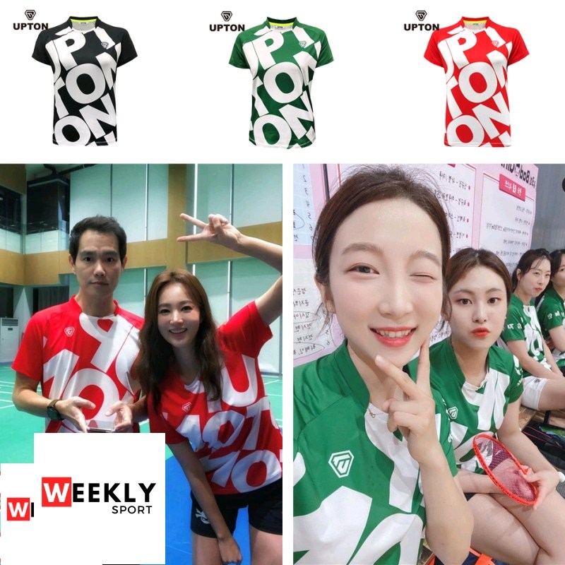 新品韩国UPTON羽毛球服男女