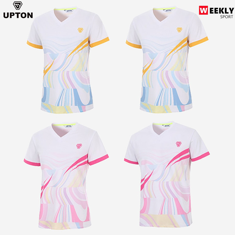 韩国23新品羽毛球服upton男女T恤