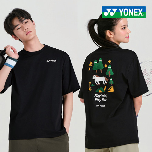2026春夏新品韩国YONEX尤尼克斯羽毛球服男女同款半速干短袖T恤