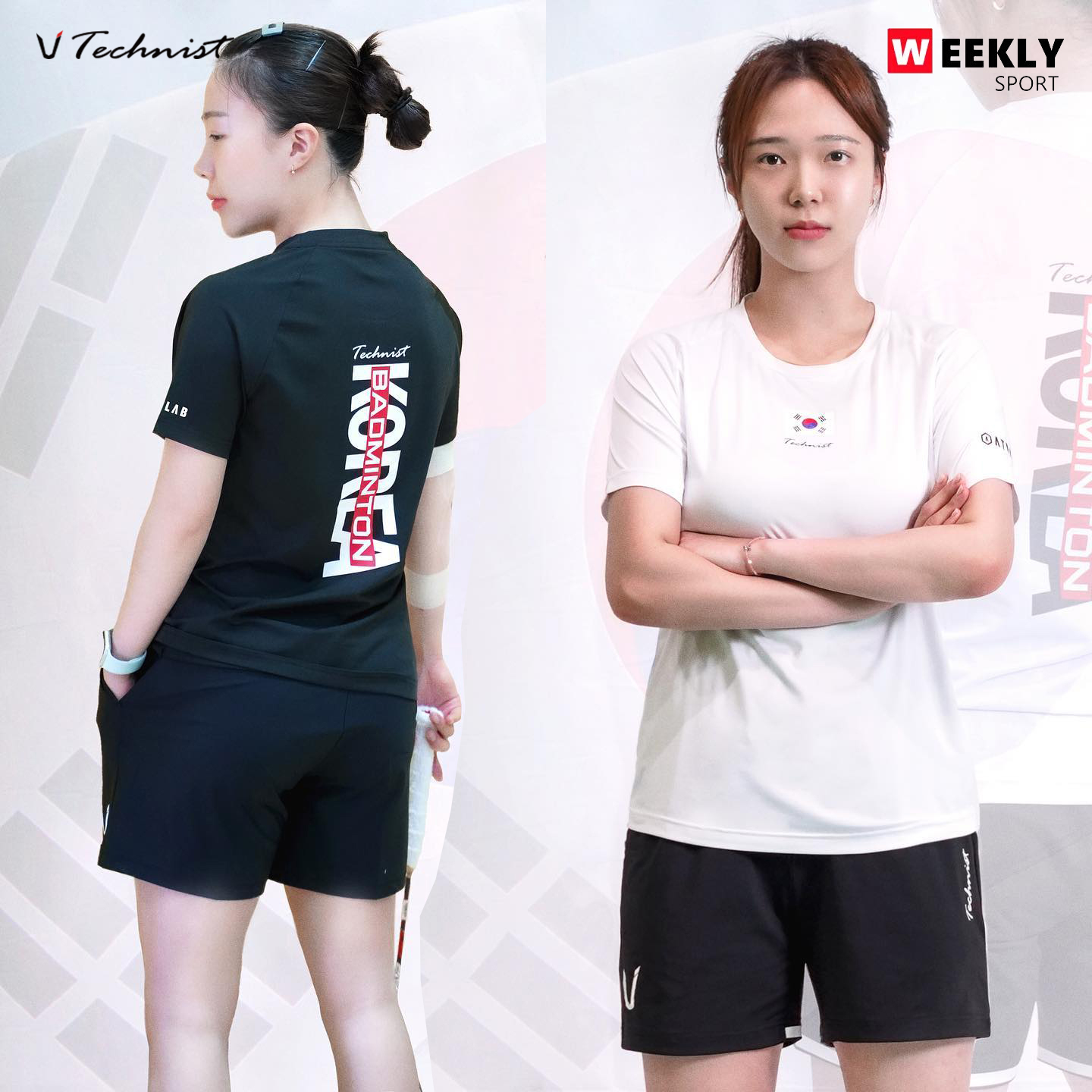 短袖羽毛球服Technist速干吸汗