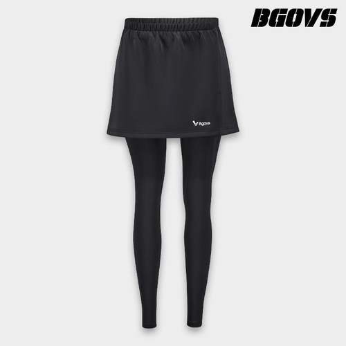 2025韩国秋冬新品BGOVS羽毛球服女款裙裤运动打底羽毛球裤裙裤3色