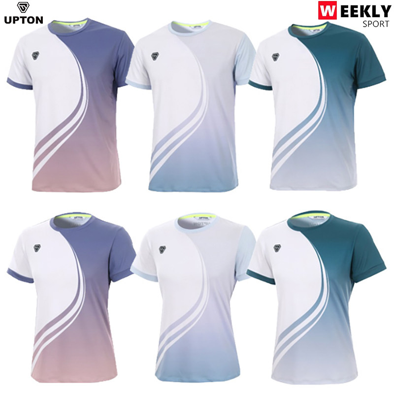 韩国23新品羽毛球服upton男女T恤