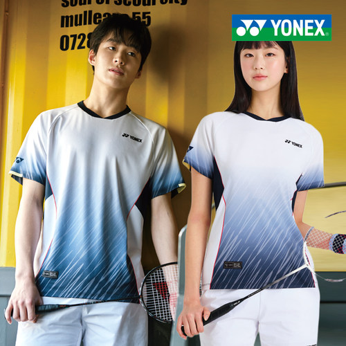 2026春夏新品韩国YONEX尤尼克斯羽毛球服男女款速干吸汗短袖套装