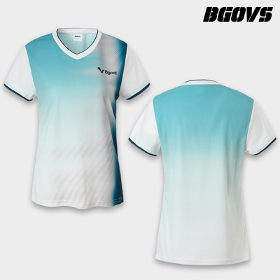 2025韩国春夏新品BGOVS羽毛球服男女款全速干吸汗透气T恤运动短袖