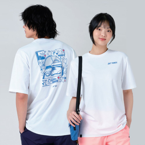 2025春夏新品韩国YONEX尤尼克斯羽毛球服男女同款半速干短袖T恤