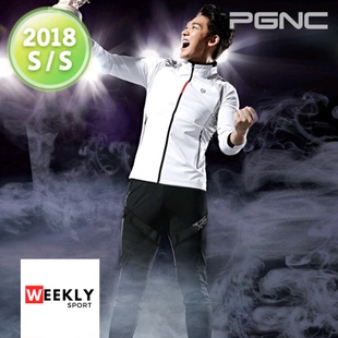 PGNC羽毛球服PEGGY男佩极酷速干透气运动服套装 2018春夏新款 正品