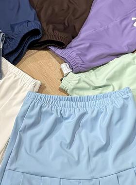 2025新品韩国BGOVS羽毛球女士速干吸汗打底运动短裙时尚百搭 十色