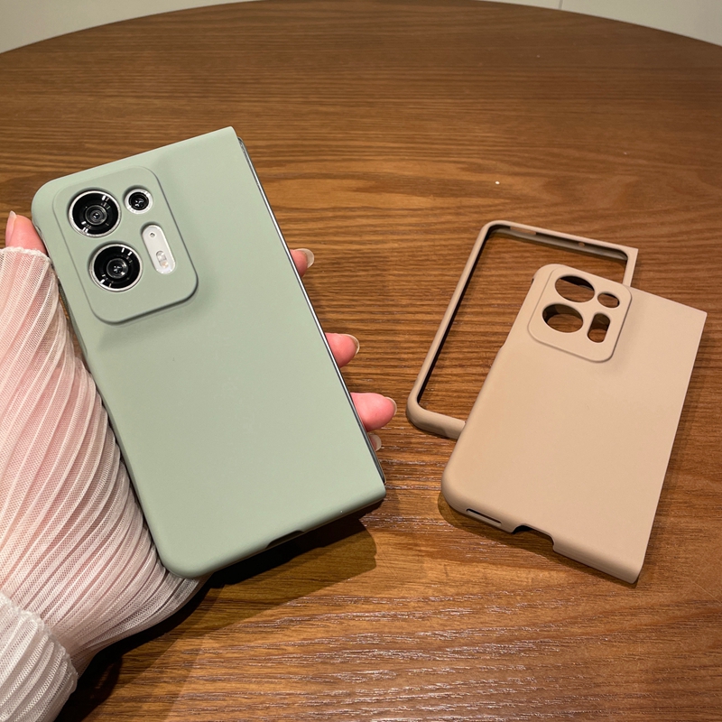 适用OPPOFindN2手机壳折叠屏新款oppo find n3保护壳女款简约磨砂findn2全包防摔外壳超薄男高级手机套