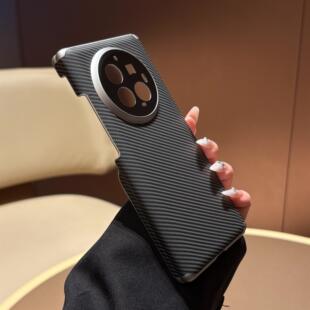 帅朗格伦 适用于vivoxfold5手机壳双中轴全包防摔纤维纹vivoxfold3pro保护套折叠屏单后壳XFold3外壳新款简约