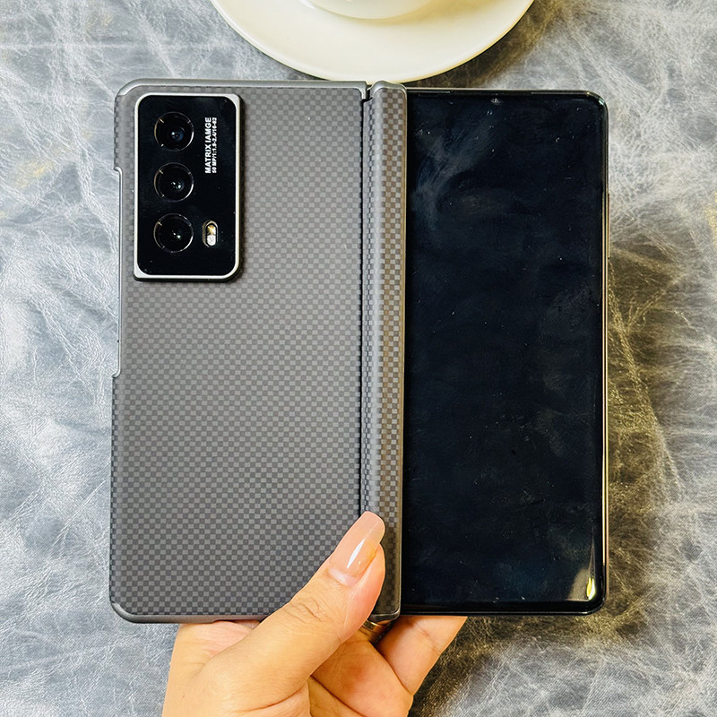 创意双中轴适用荣耀magicv2手机壳MAGIC V2至臻版折叠屏保护套高级凯夫拉纹荣耀magicvs2高档磁吸充电包中轴