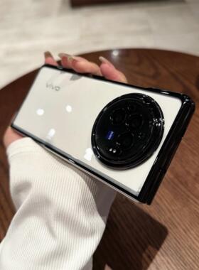 适用vivoxfold3手机壳5新款折叠屏vivo x fold3pro保护套透明壳电镀xfold3全包防摔xflod3超薄男后xfold2外壳