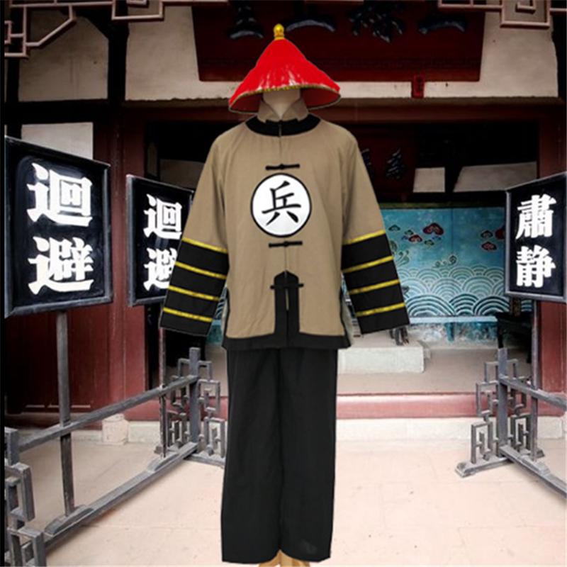 清朝士兵服价格 清朝士兵服图片 星期三