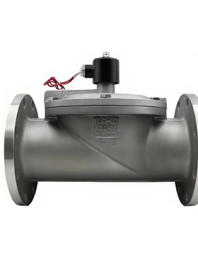 菲文特304不锈钢电磁阀JO11X法兰电磁水阀220V常闭电动开关阀F742