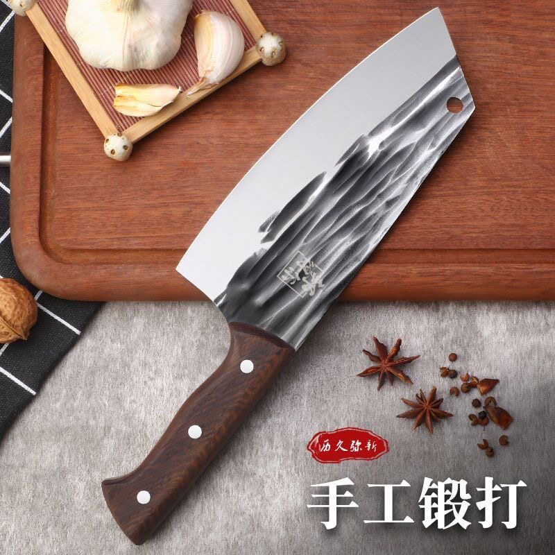 锻打家用女士菜刀超快锋利切片刀主厨师专用小切肉刀厨房刀具免磨