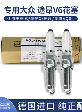 揽境途昂2.5T奥迪Q6Teramont专用火花塞V6双铂金火嘴原厂日本进口