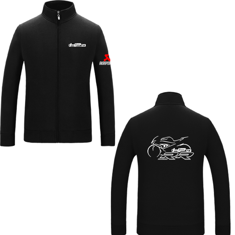 HP4摩托车长袖立领卫衣外套