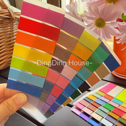 日本MT纯色胶带分装手帐拼贴打底