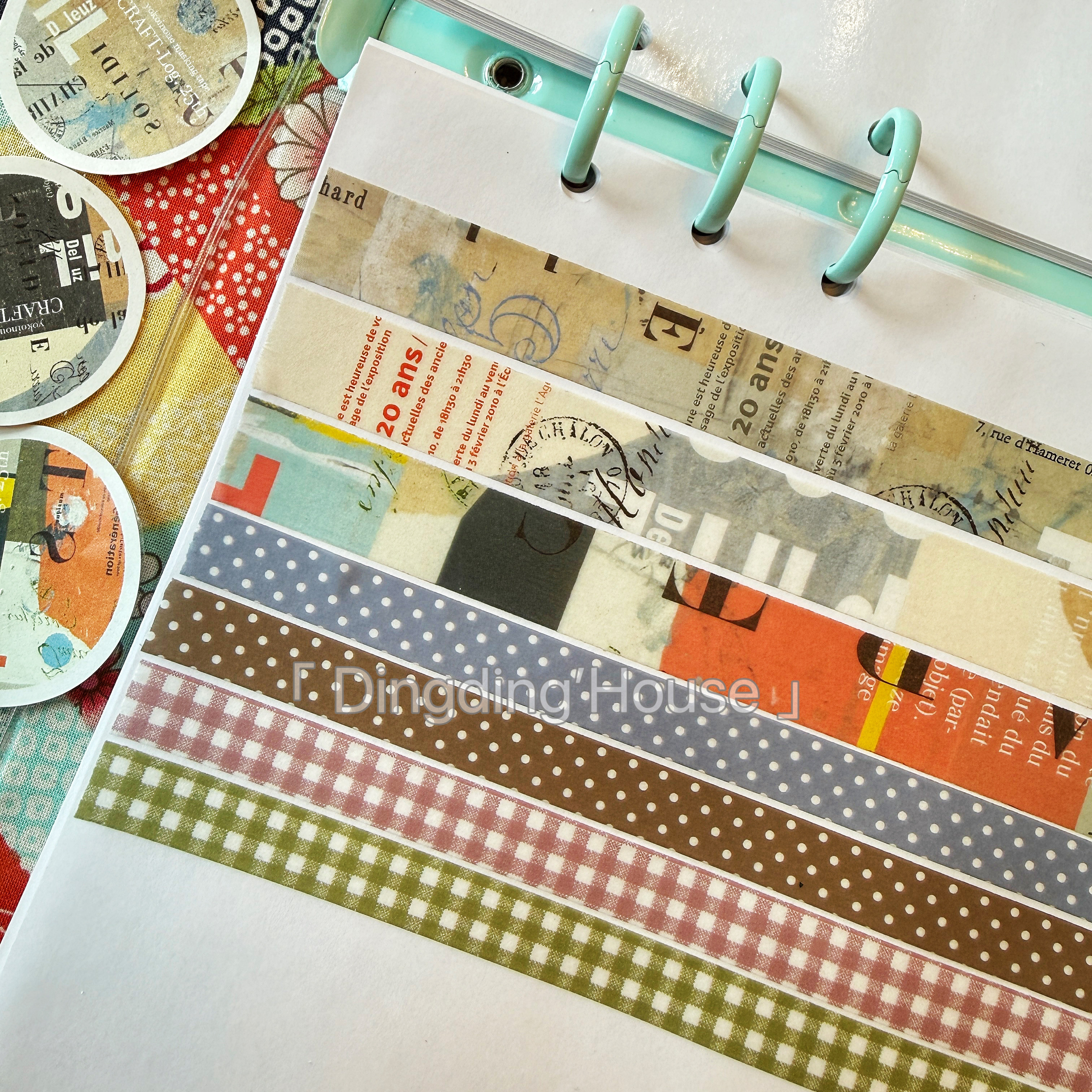 【分装】|日本仓敷意匠新品和纸胶带分装 拼贴涂鸦波点水玉格子