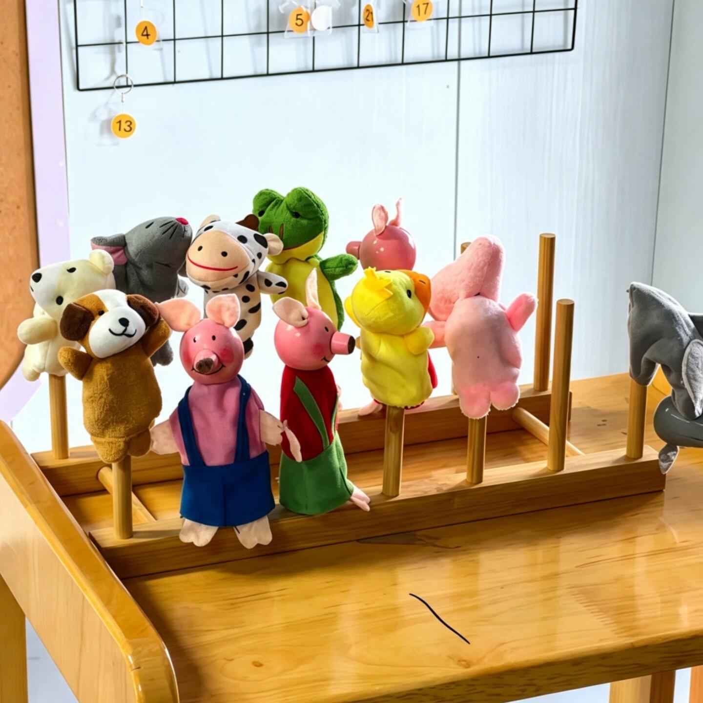 幼儿园角色环创玩偶娃娃家展示架