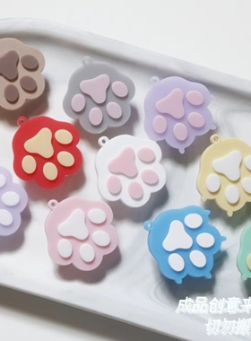 ichigo国内版权授权 QUEENT滴胶流沙模具 小猫爪系列 可爱0146