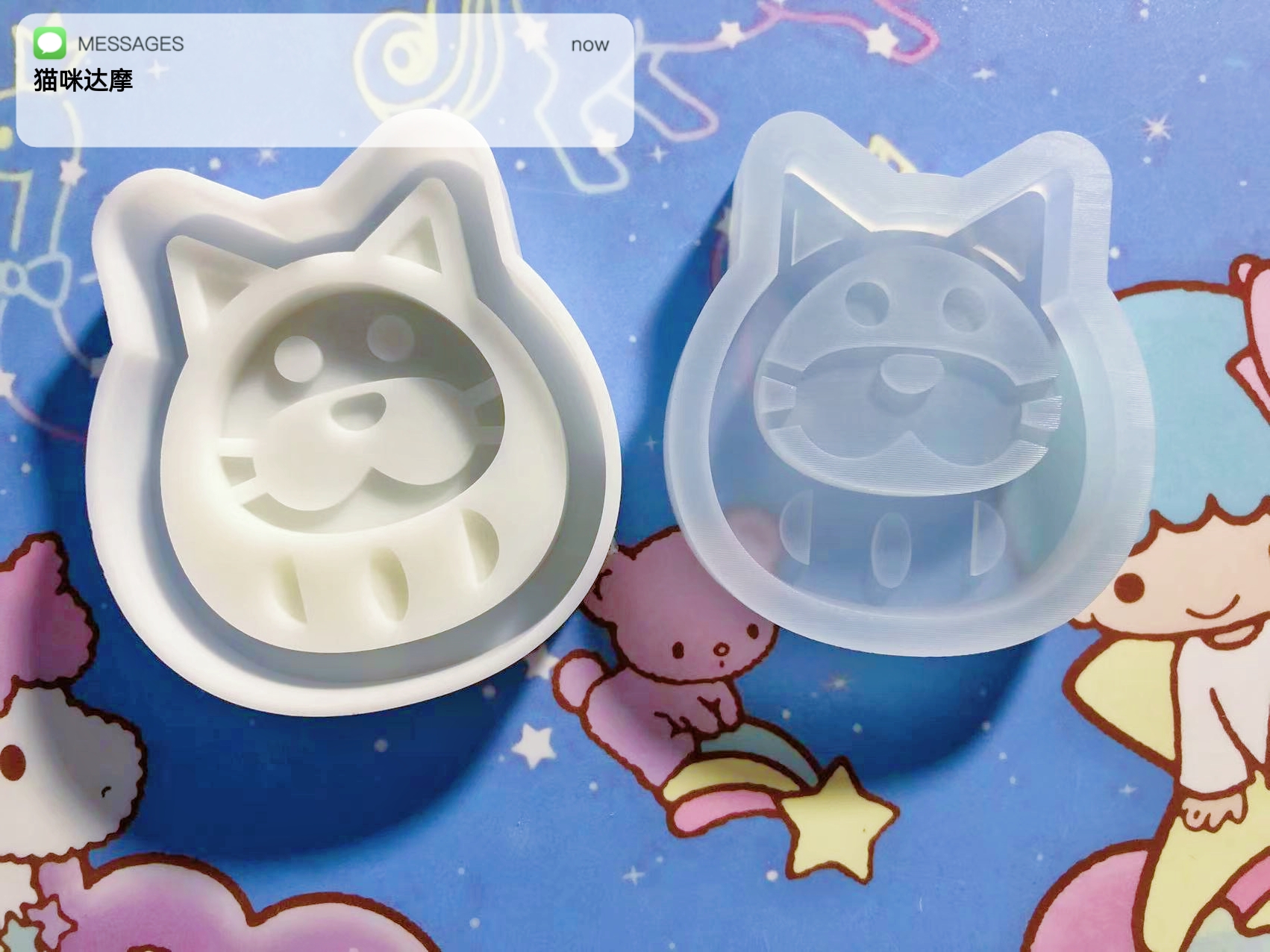 QUEENT流沙模具达摩小猫