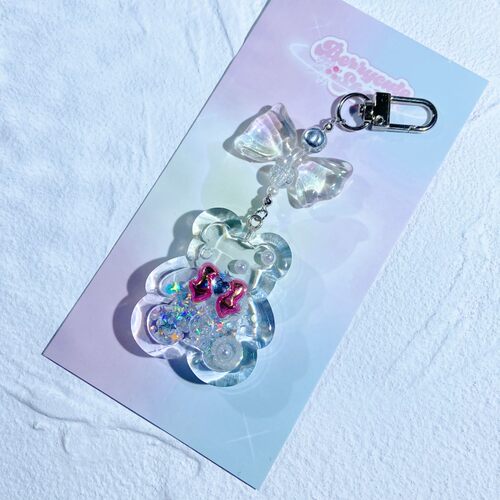 QUEENT硅胶流沙模具小熊