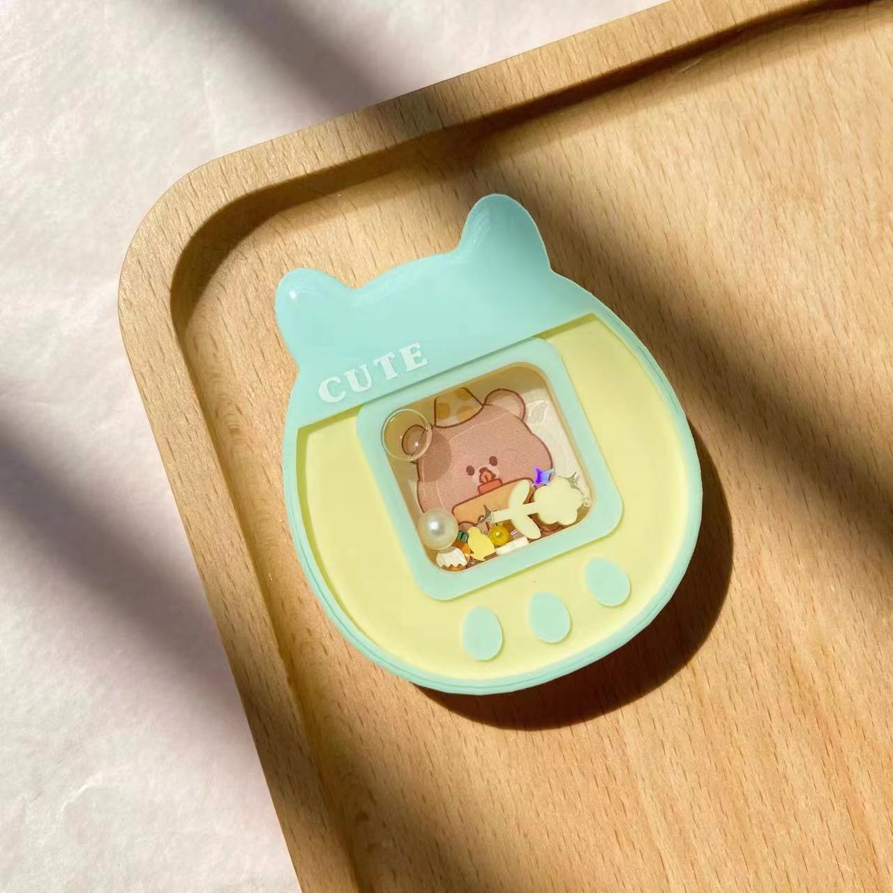 po授权滴胶手作流沙模具猫咪拓麻