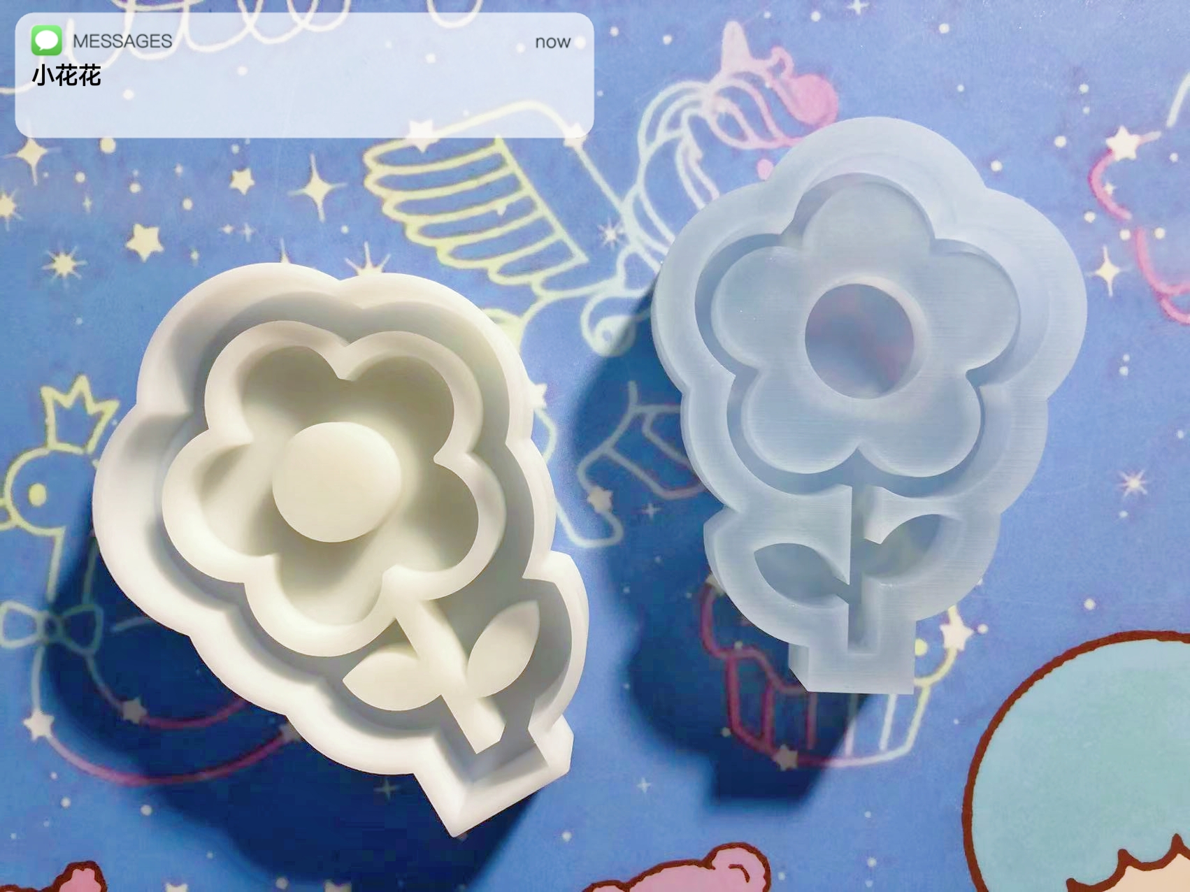 滴胶流沙模具小花花向日葵