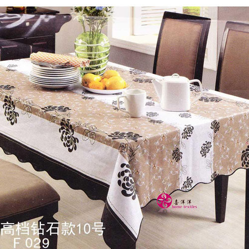 无味防水防油pvc防烫茶几布